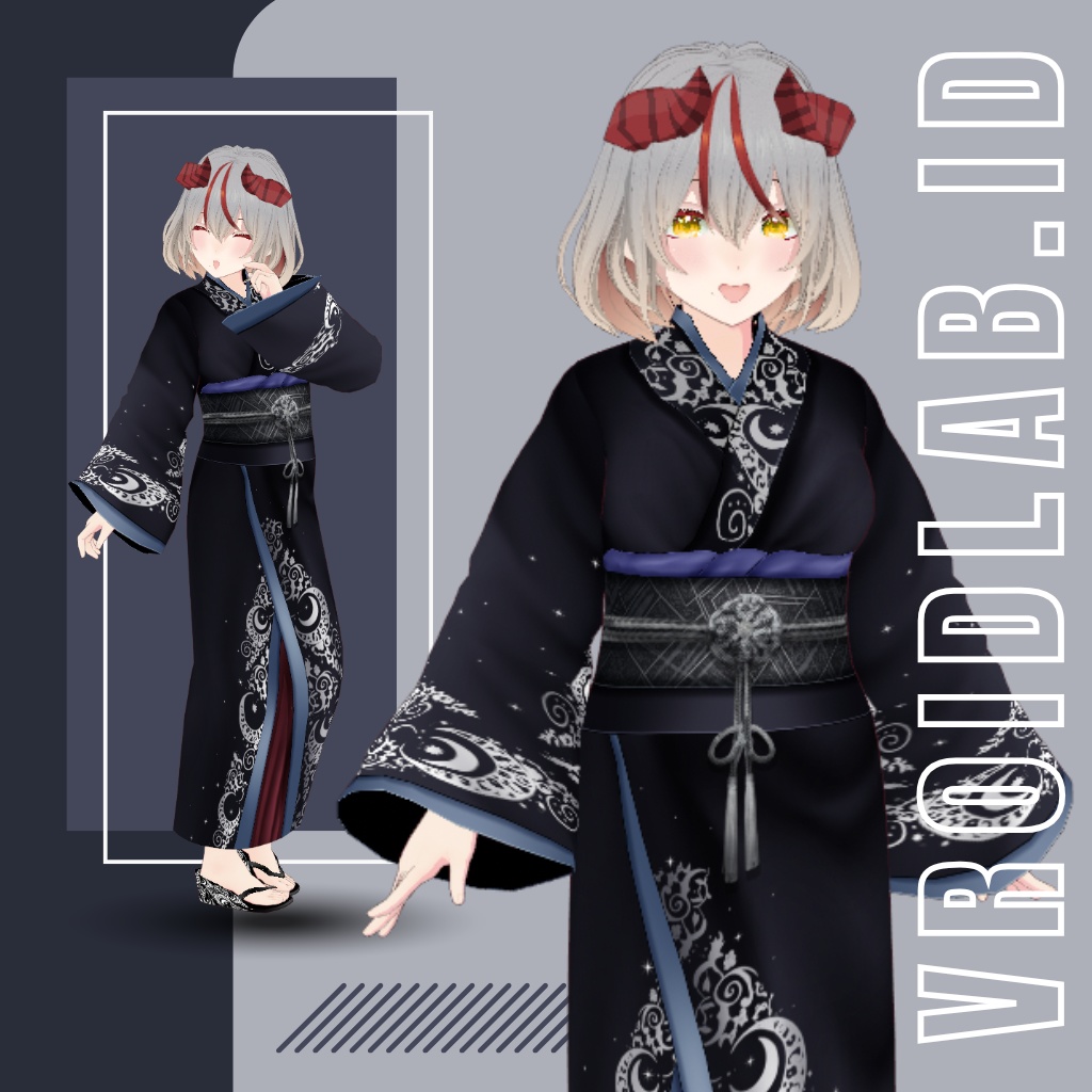 夜桜ユナ Yuna Yozakura | VRoid Studio Outfit | Anime Style | Virtual Fashion