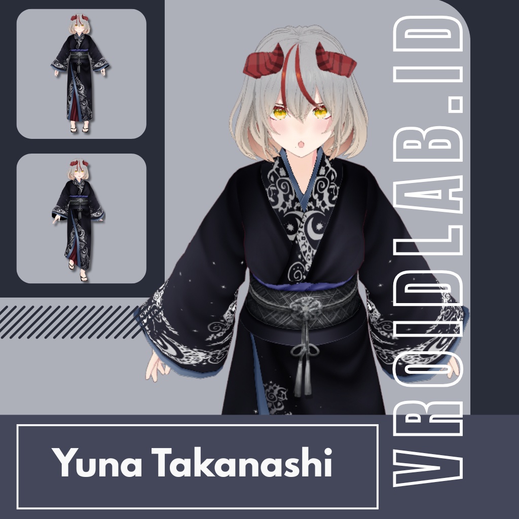 夜桜ユナ Yuna Yozakura | VRoid Studio Outfit | Anime Style | Virtual Fashion