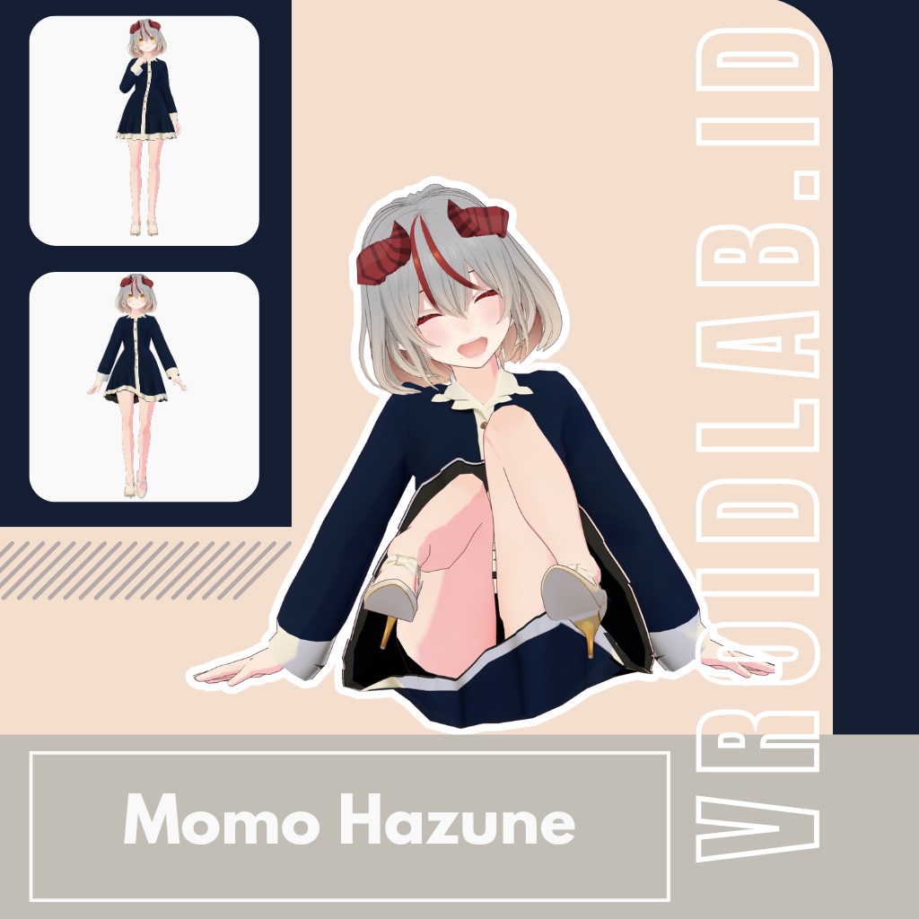 羽音もも Momo Hazune | VRoid Studio Outfit | Anime Style | Virtual Fashion
