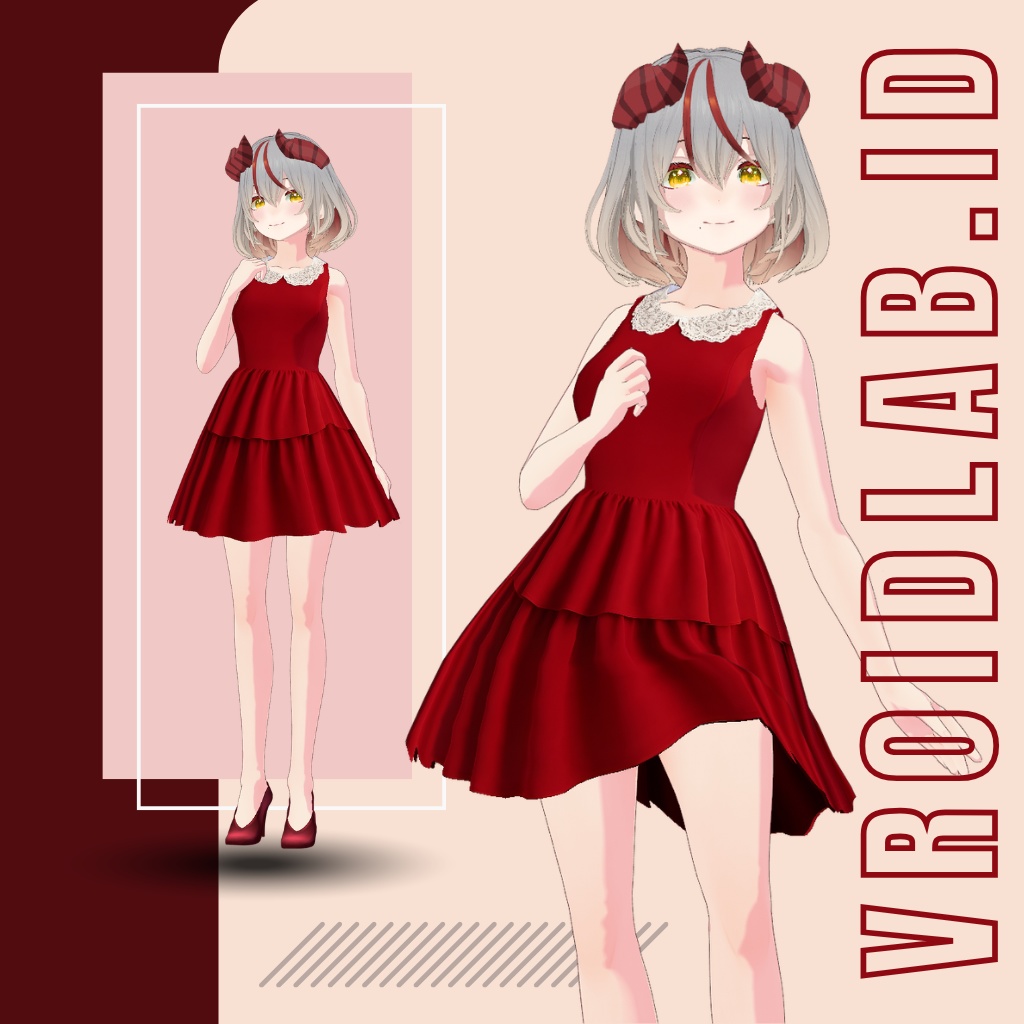 春風美羽 Miu Harukaze | VRoid Studio Outfit | Anime Style | Virtual Fashion