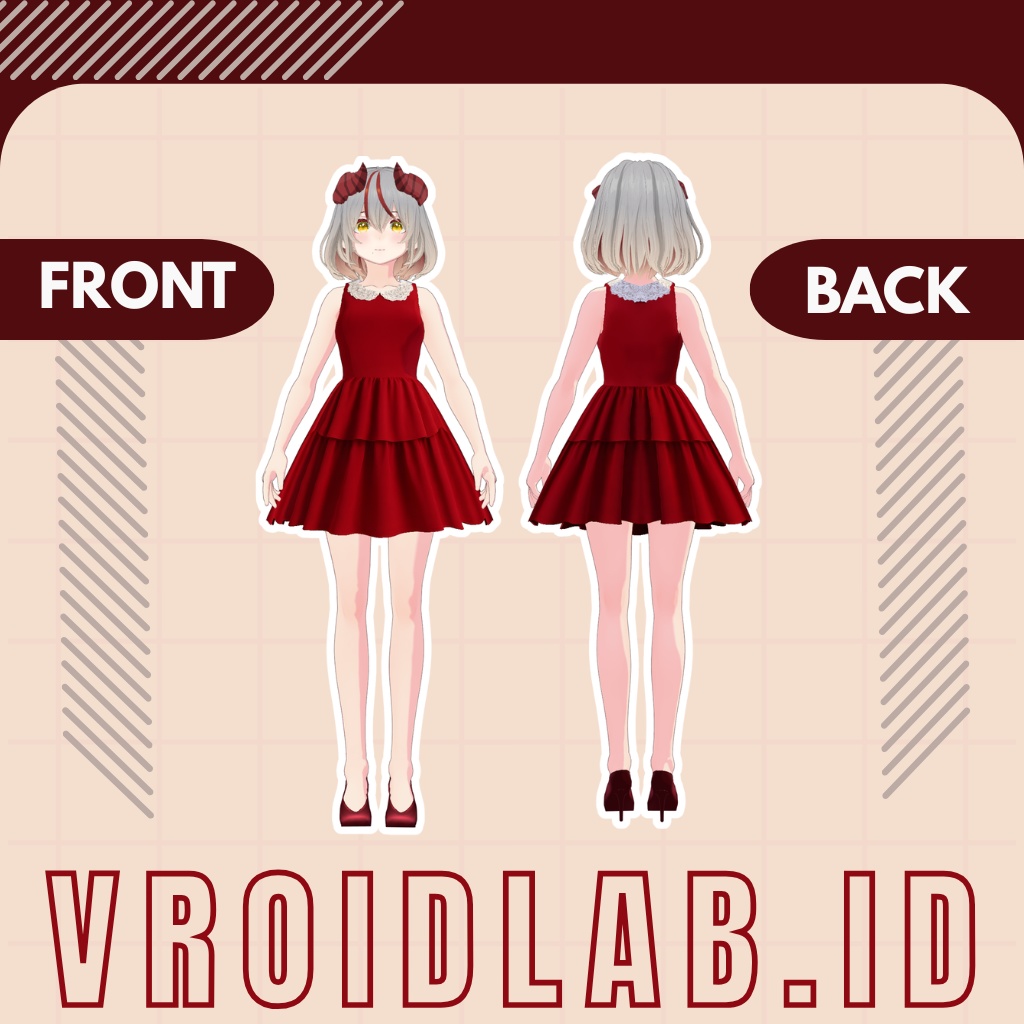 春風美羽 Miu Harukaze | VRoid Studio Outfit | Anime Style | Virtual Fashion