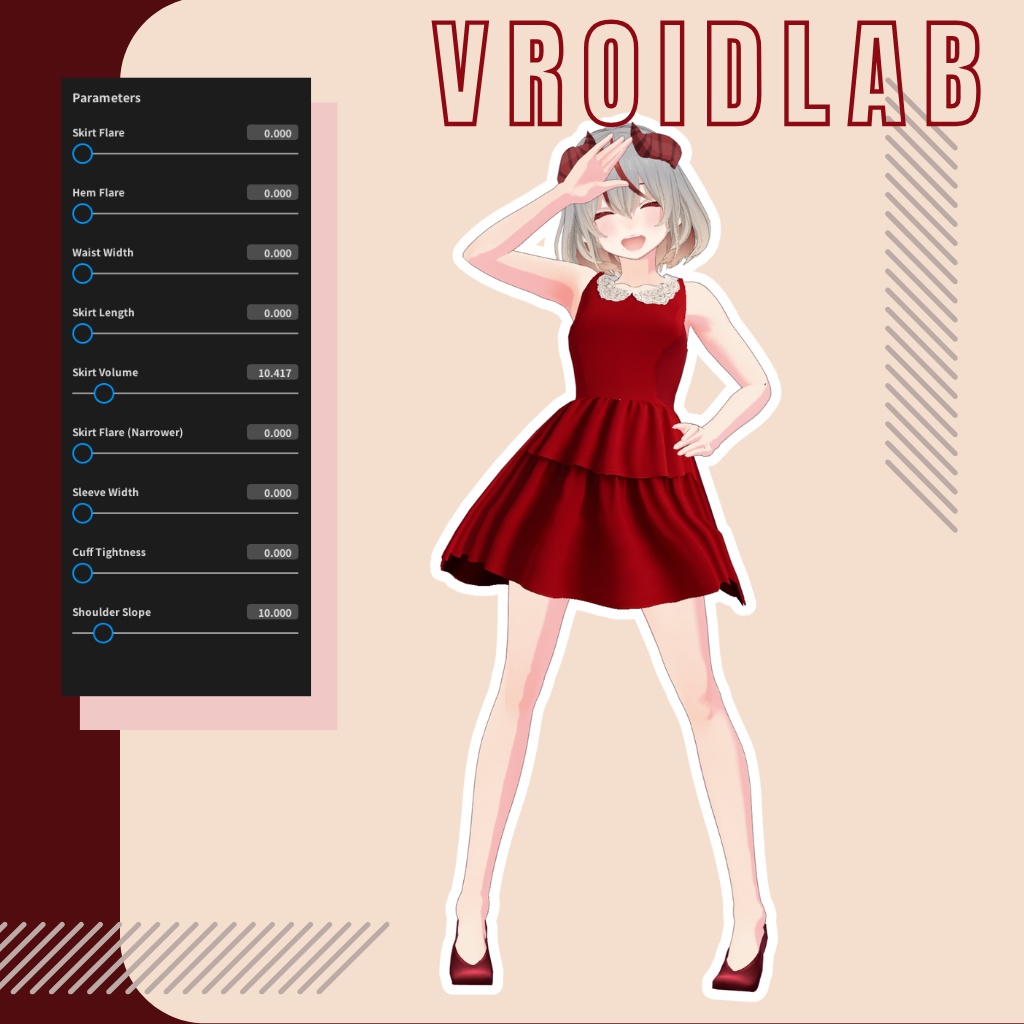 春風美羽 Miu Harukaze | VRoid Studio Outfit | Anime Style | Virtual Fashion