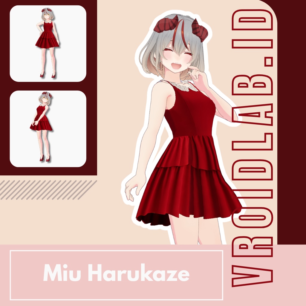 春風美羽 Miu Harukaze | VRoid Studio Outfit | Anime Style | Virtual Fashion