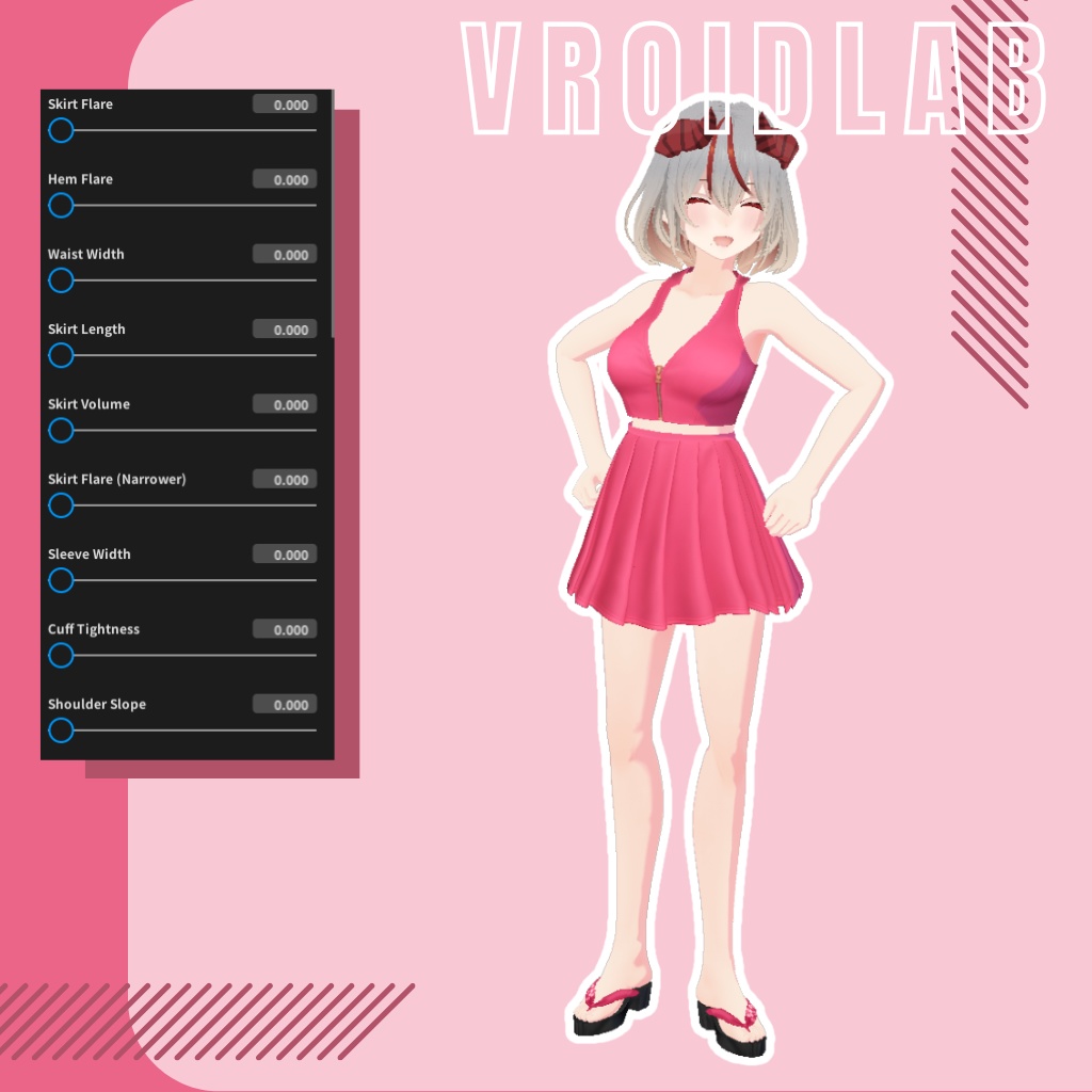 ラヴェラスカイ Ravella Skye | VRoid Studio Outfit | Anime Style | Virtual Fashion