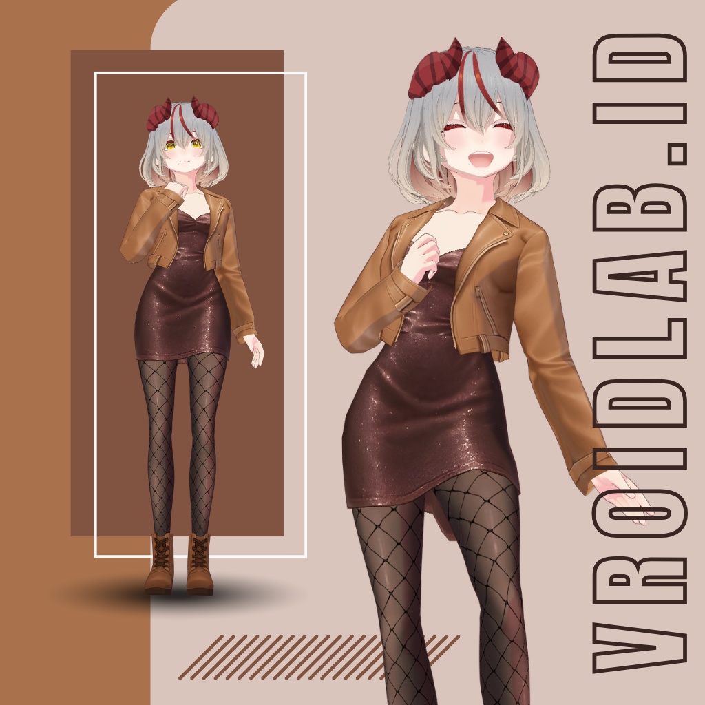 天上の恵み Celestial Grace | Dress Guena | VRoid Studio Outfit | Anime Style | Virtual Fashion