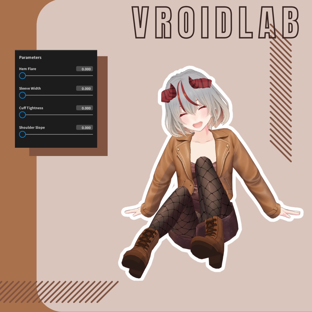 天上の恵み Celestial Grace | Dress Guena | VRoid Studio Outfit | Anime Style | Virtual Fashion