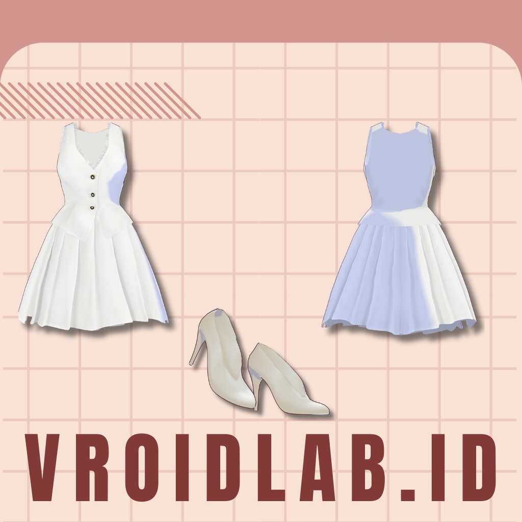 Saki Kurohana 黒花咲 | VRoid Studio Outfit | Anime Style | Virtual Fashion