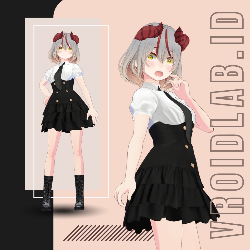 Mayu Sable マユ・セーブル | VRoid Studio Outfit | Anime Style | Virtual Fashion