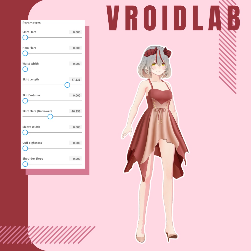 ろぜる ぐれーす | Roselle Grace | VRoid Studio Outfit | Anime Style | Virtual Fashion