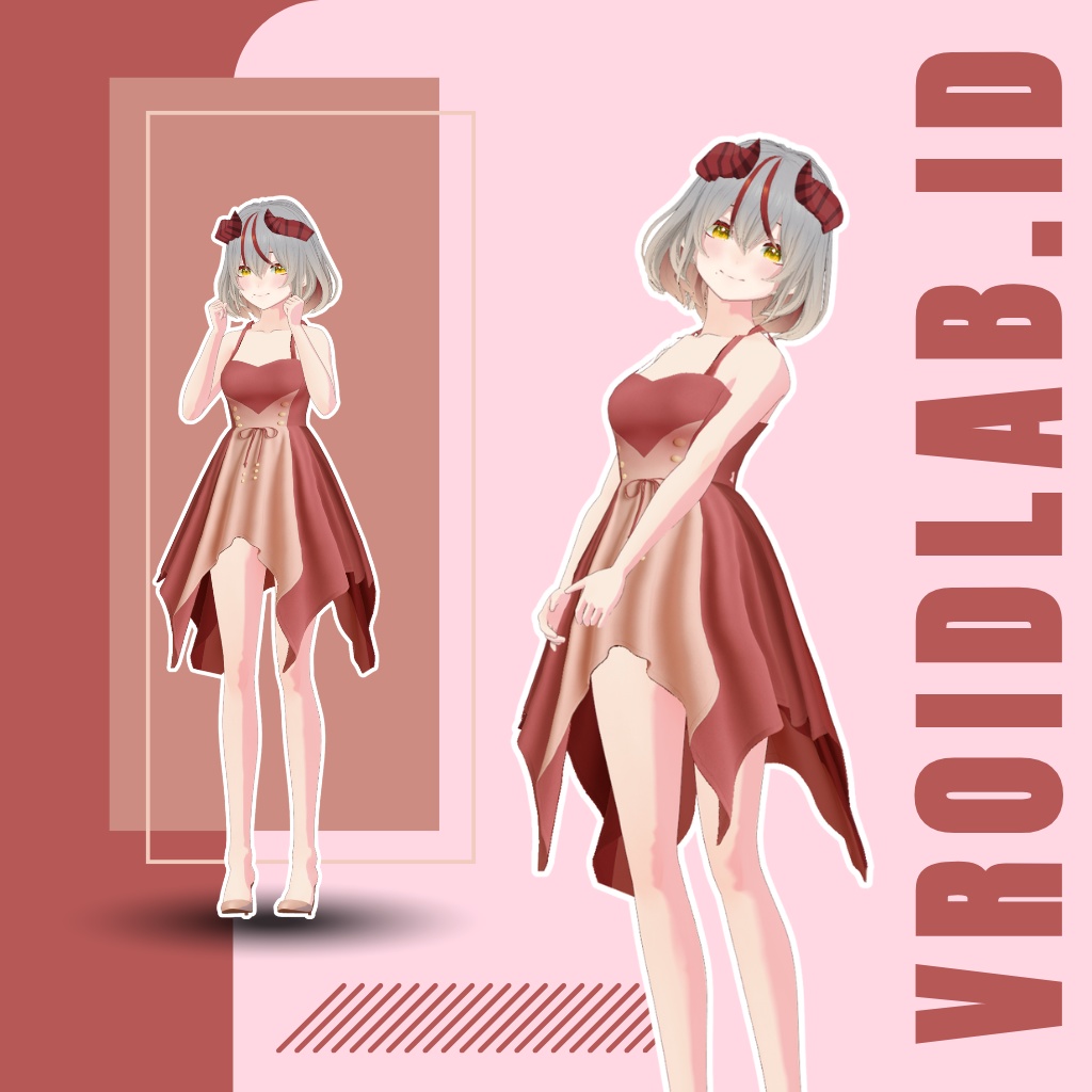 ろぜる ぐれーす | Roselle Grace | VRoid Studio Outfit | Anime Style | Virtual Fashion
