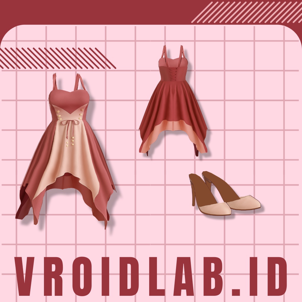 ろぜる ぐれーす | Roselle Grace | VRoid Studio Outfit | Anime Style | Virtual Fashion