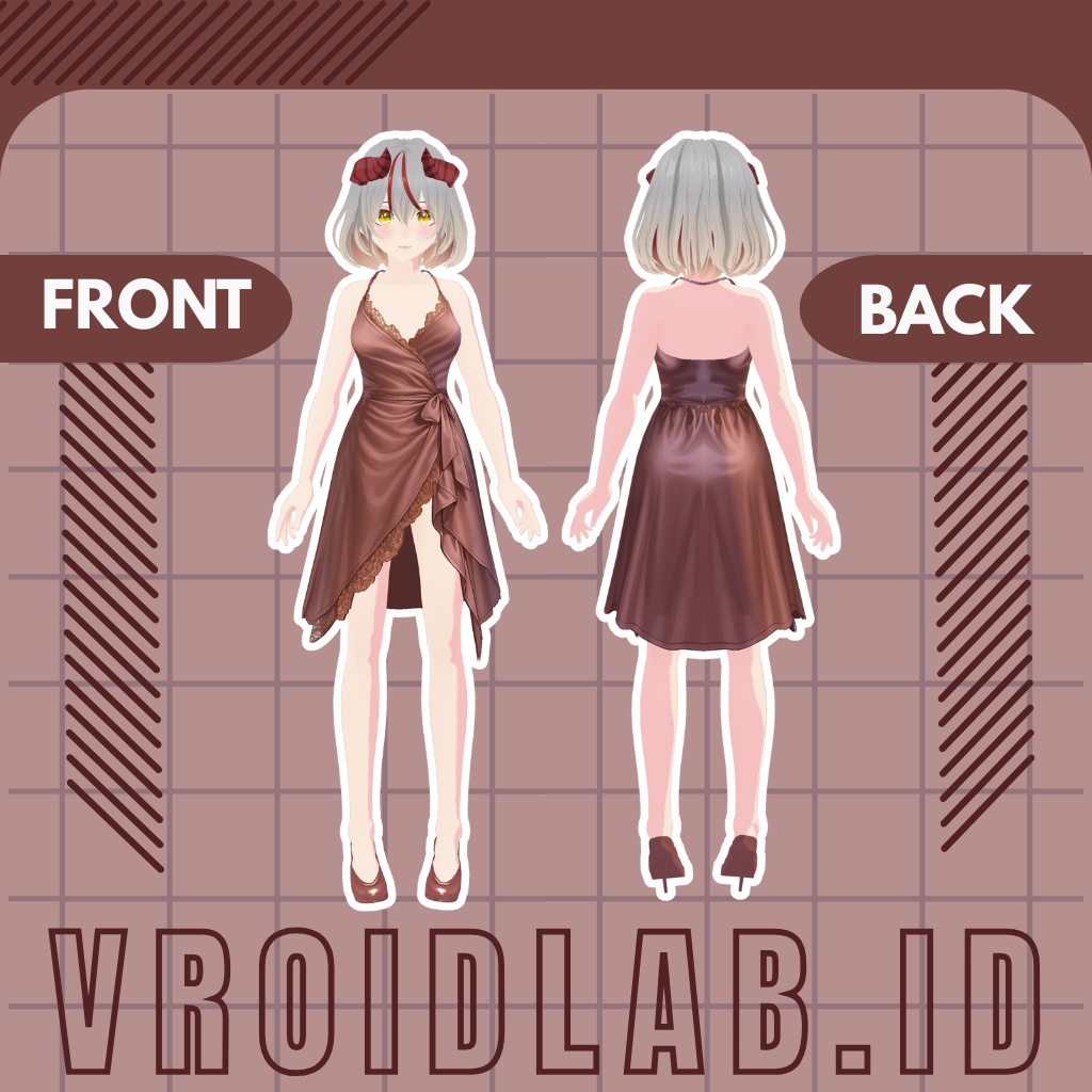 Rika Tenjou | VRoid Studio Outfit | Anime Style | Virtual Fashion