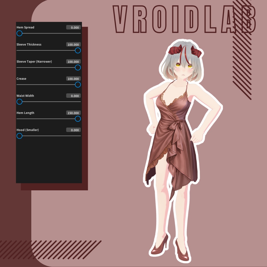 Rika Tenjou | VRoid Studio Outfit | Anime Style | Virtual Fashion