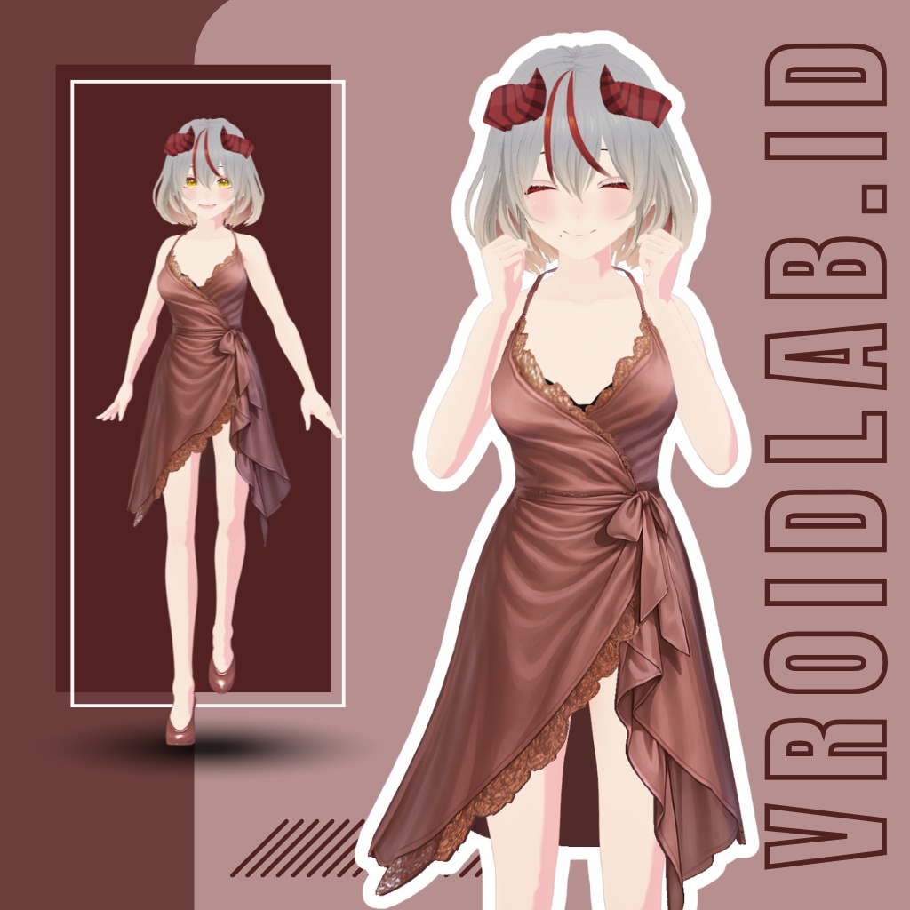 Rika Tenjou | VRoid Studio Outfit | Anime Style | Virtual Fashion