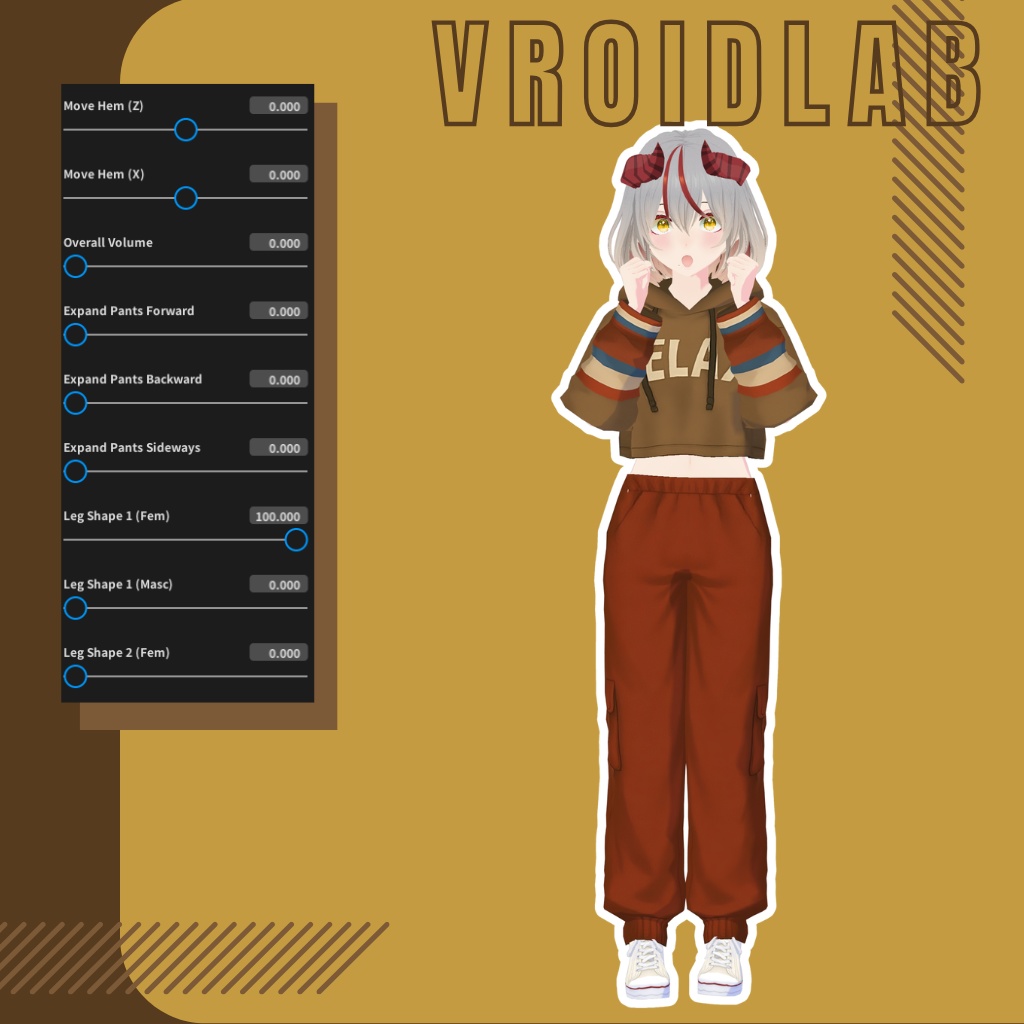 Rina Blaze | VRoid Studio Outfit | Anime Style | Virtual Fashion