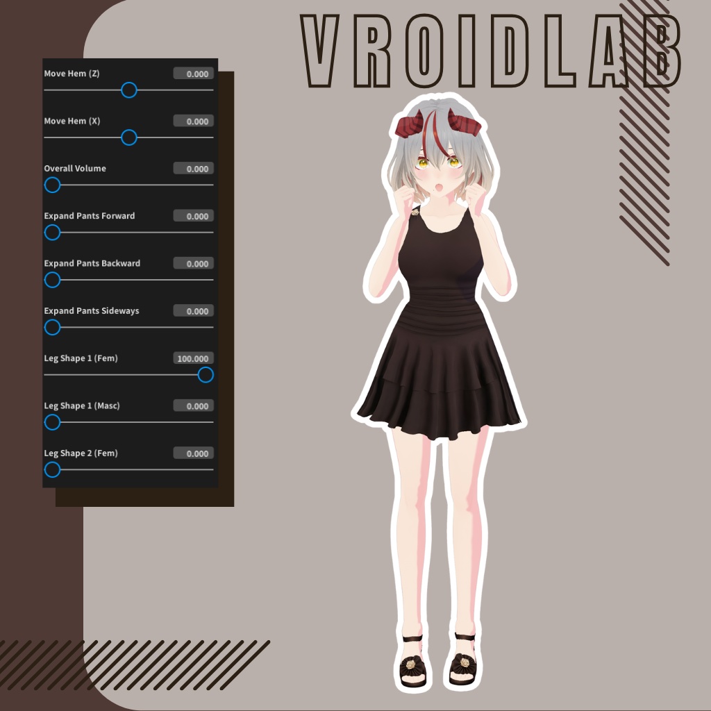 Riri-Mint | VRoid Studio Outfit | Anime Style | Virtual Fashion