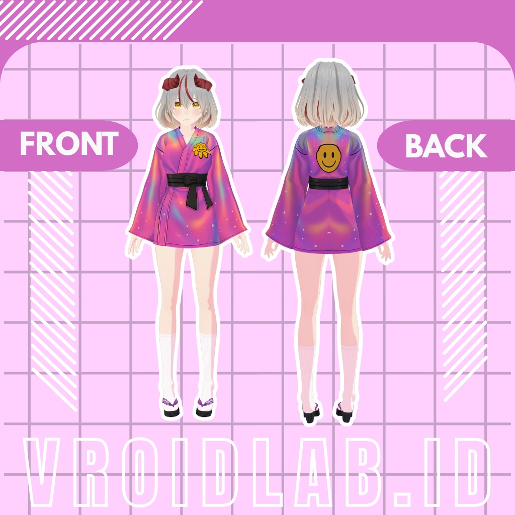 ローズガーデンボールガウン Rose Garden Ball Gown | VRoid Studio Outfit | アニメスタイル | バーチャルファッション