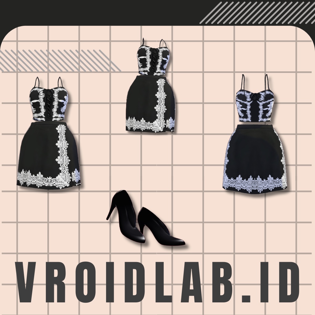 Fuwa Lulu 不破ルル | VRoid Studio Outfit | Anime Style | Virtual Fashion