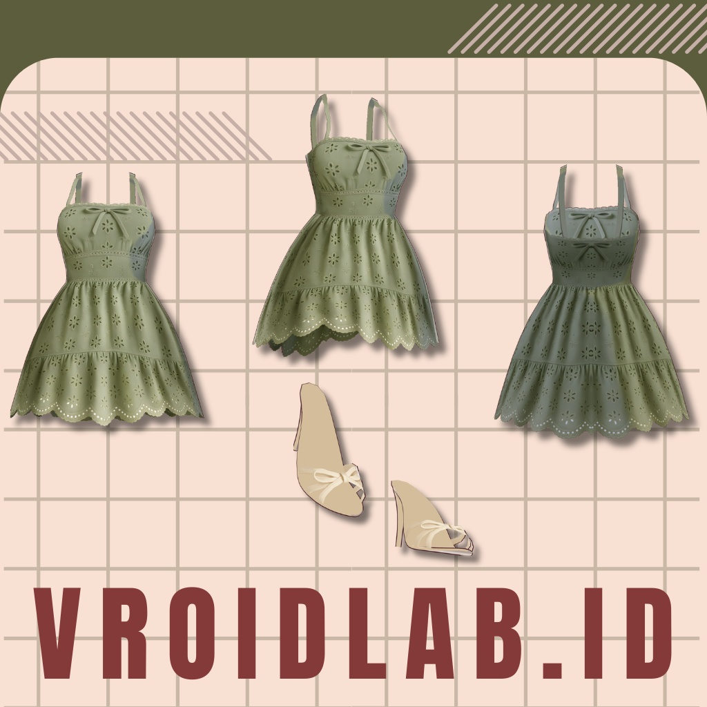 Miss Matcha ミス・マッチャ | VRoid Studio Outfit | Anime Style | Virtual Fashion