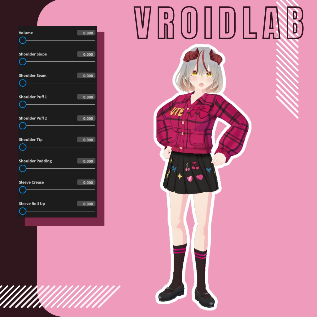 Camellia Outfit | VRoid Studio Outfit | Anime Style | Virtual Fashion
