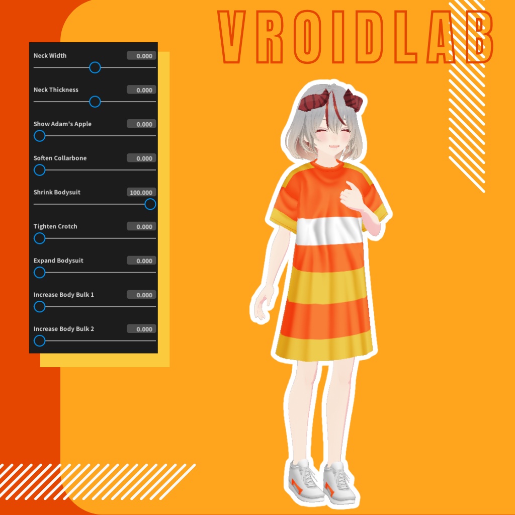 Candy Glow | VRoid Studio Outfit | Anime Style | Virtual Fashion