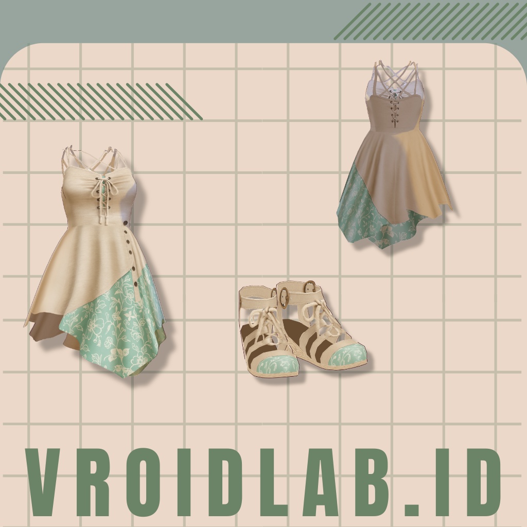 すかーれっとえれがんす | Scarlet Elegance | VRoid Studio Outfit | Anime Style | Virtual Fashion