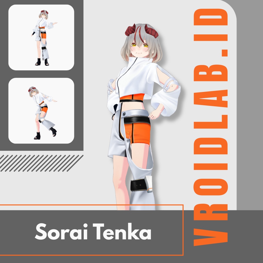 そらい てんか | Sorai Tenka | VRoid Studio Outfit | Anime Style | Virtual Fashion