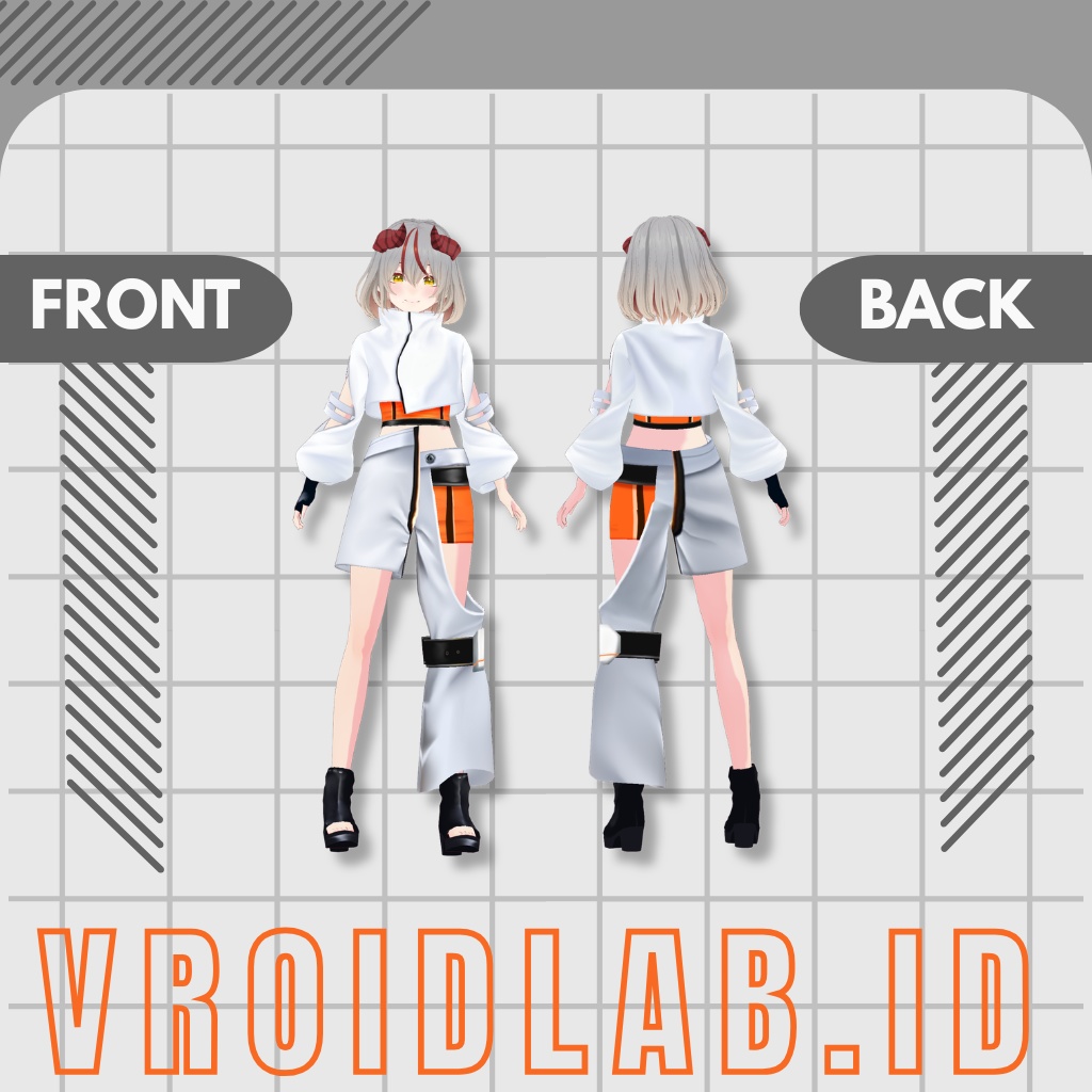 そらい てんか | Sorai Tenka | VRoid Studio Outfit | Anime Style | Virtual Fashion