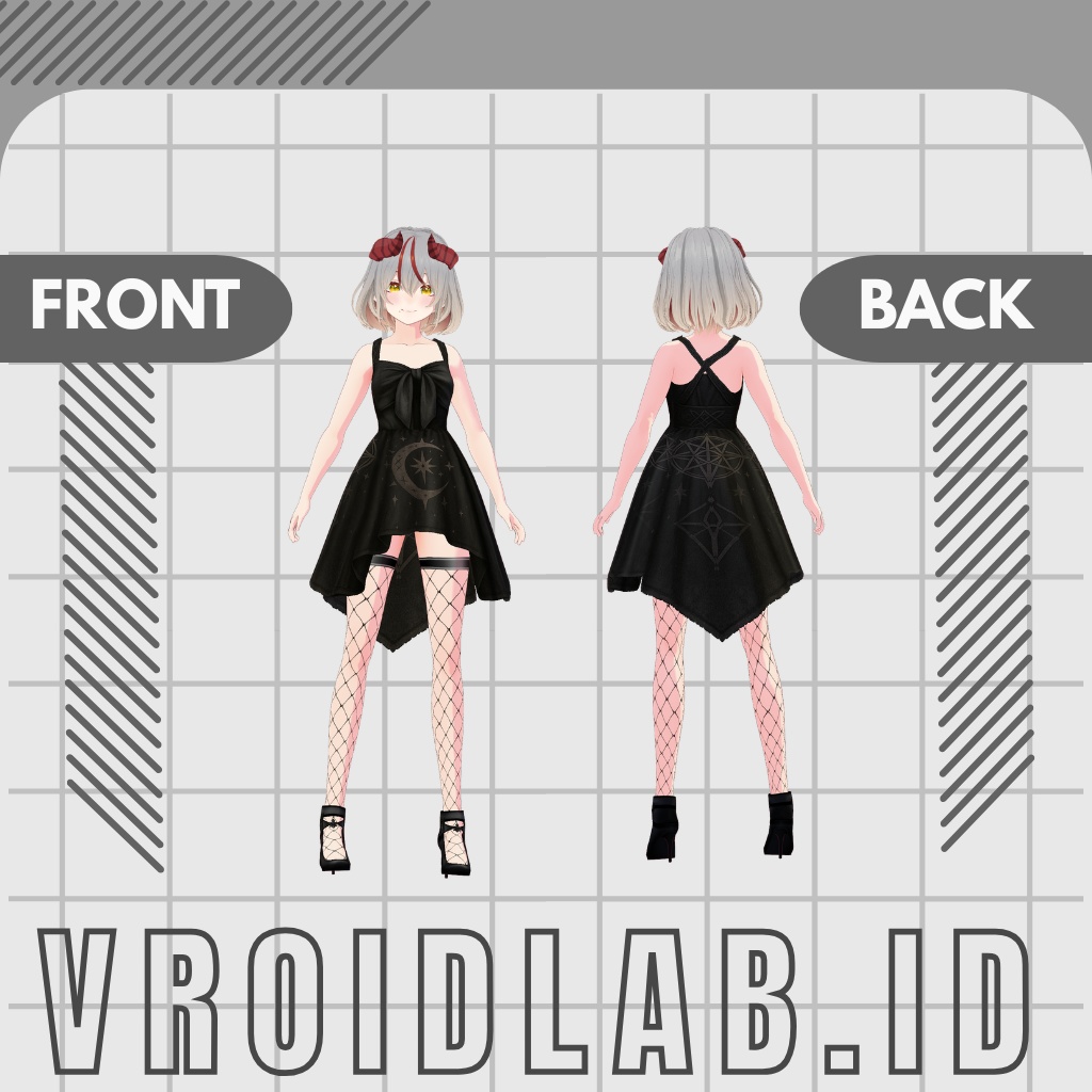 すてら | Stellar | VRoid Studio Outfit | Anime Style | Virtual Fashion