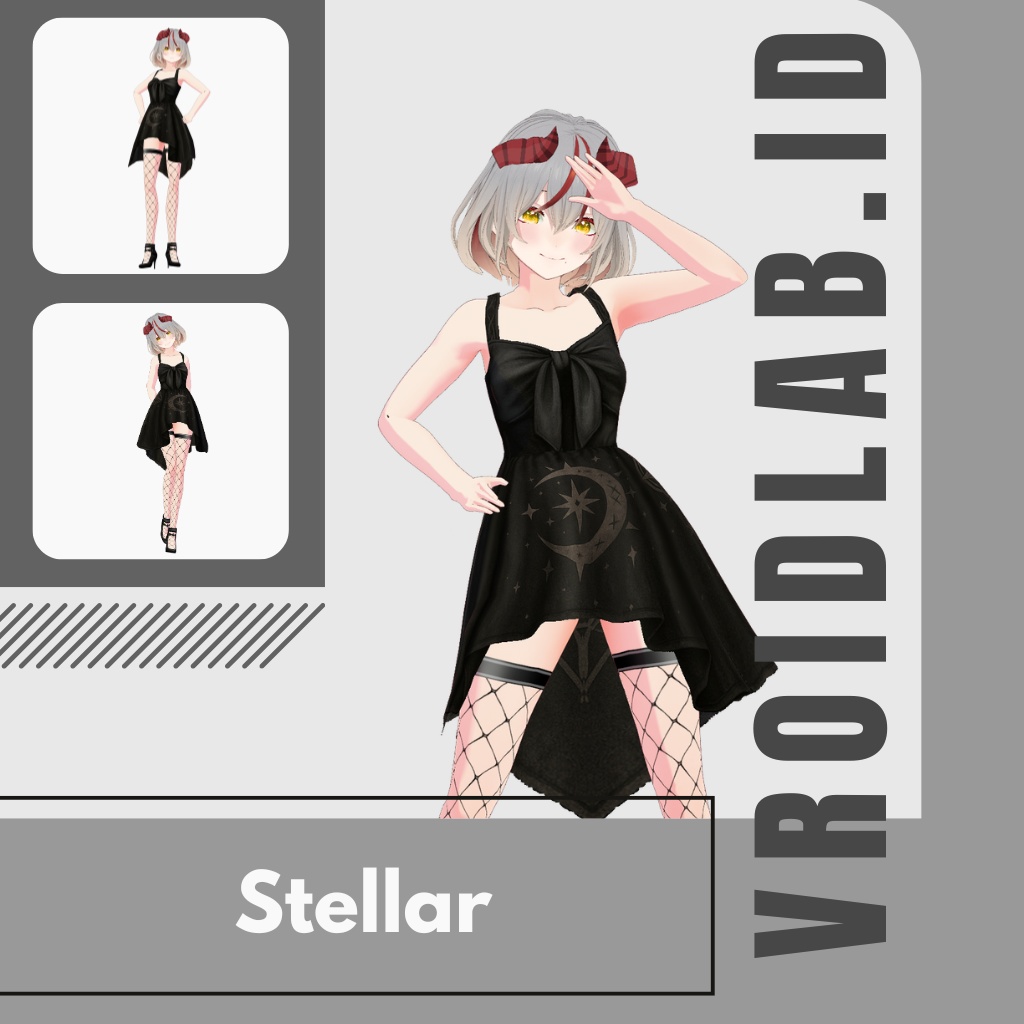 すてら | Stellar | VRoid Studio Outfit | Anime Style | Virtual Fashion