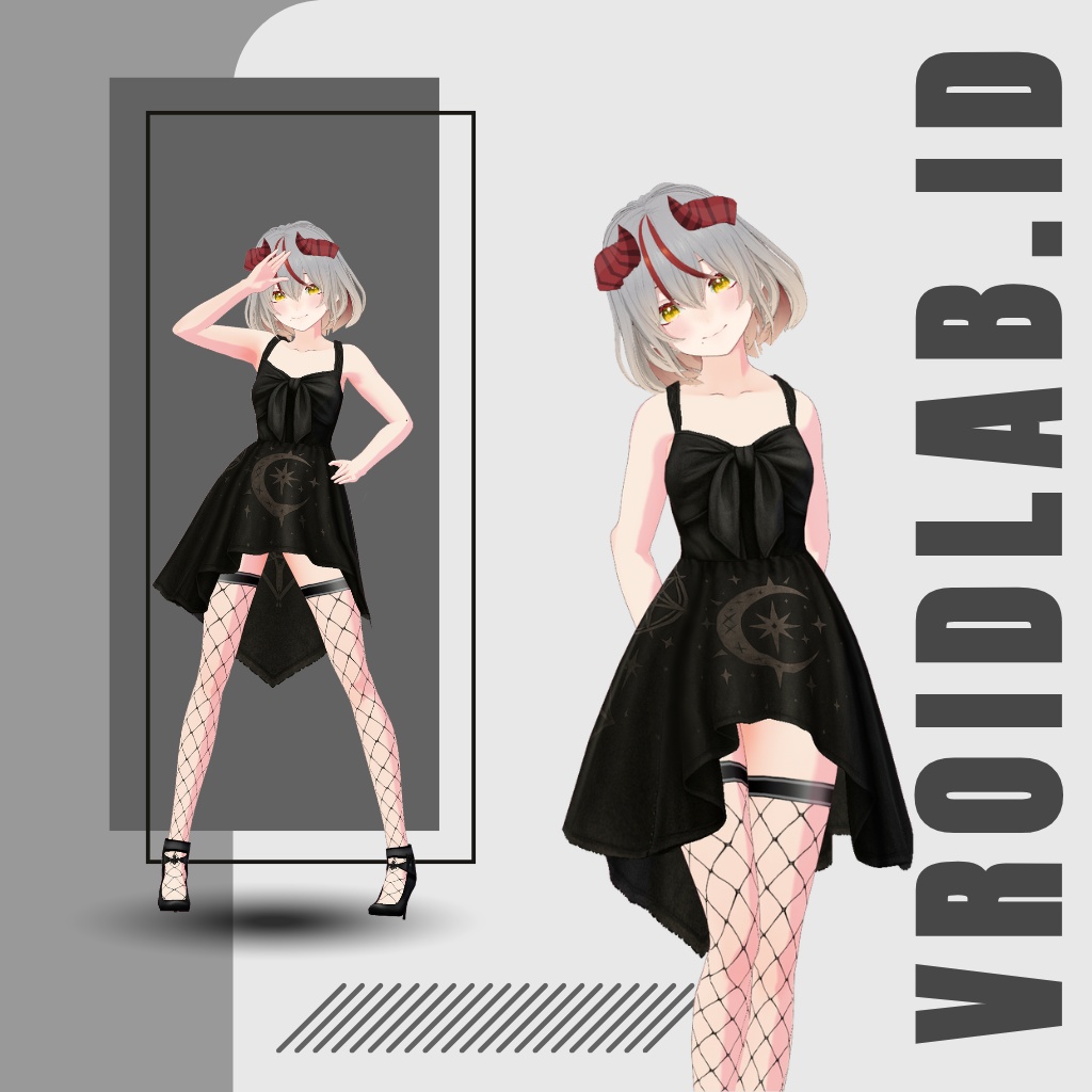 すてら | Stellar | VRoid Studio Outfit | Anime Style | Virtual Fashion