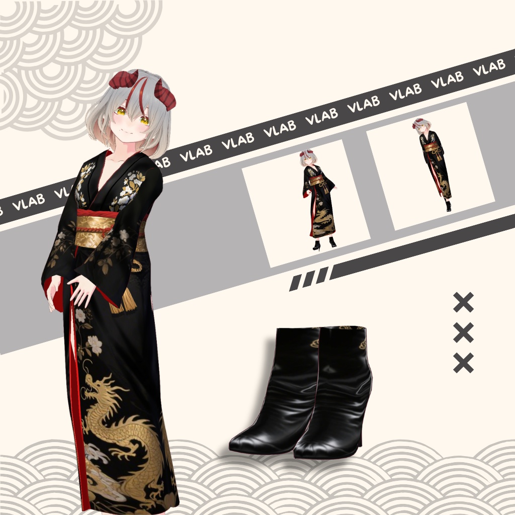 ゆきはな | Yukihana | VRoid Studio Outfit | Anime Style | Virtual Fashion