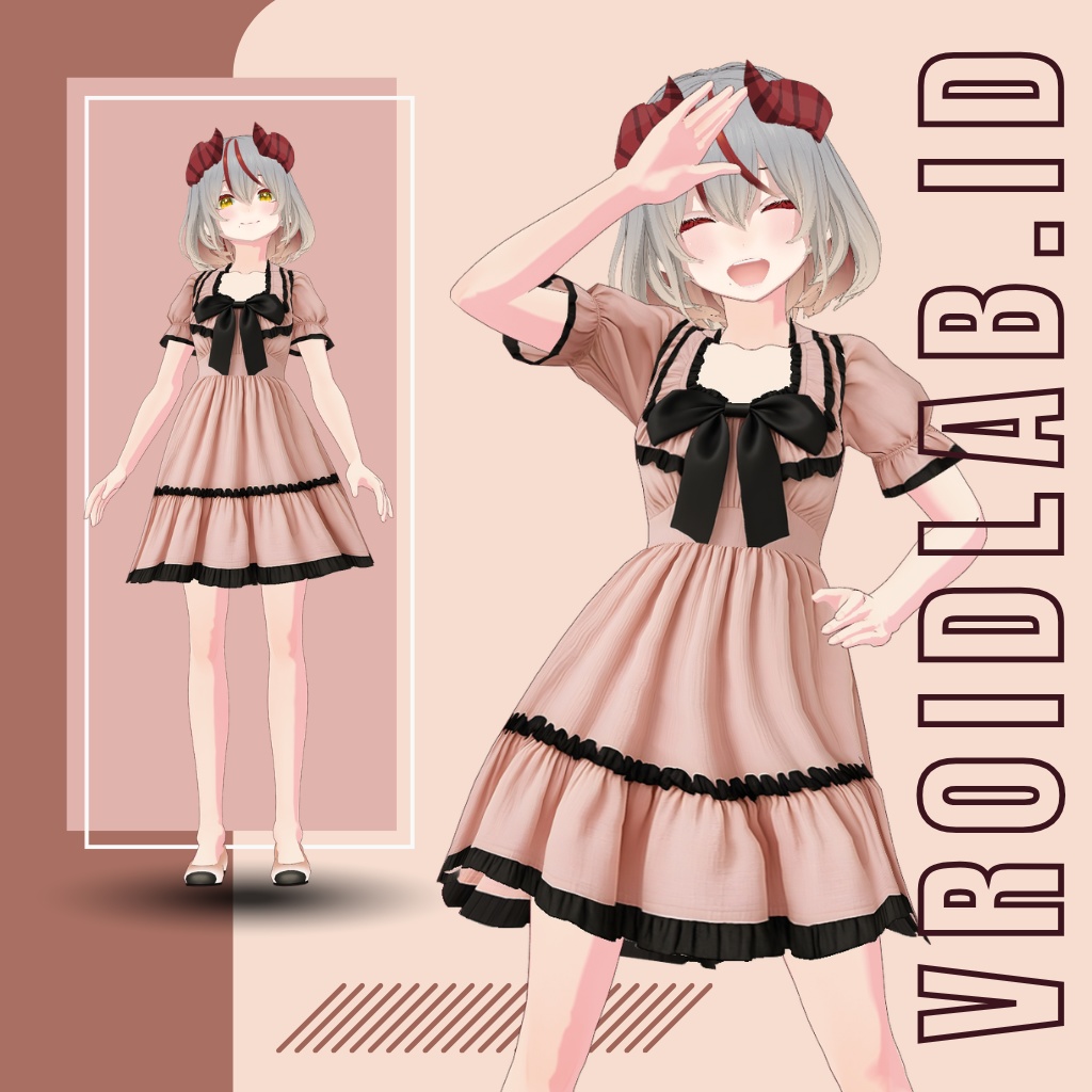 Lady Amélie アメリー夫人 | VRoid Studio Outfit | Anime Style | Virtual Fashion