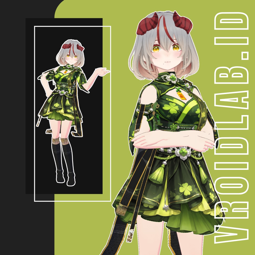 翠四葉の守護装 ― VLABID クローバーファンタジーセット ―