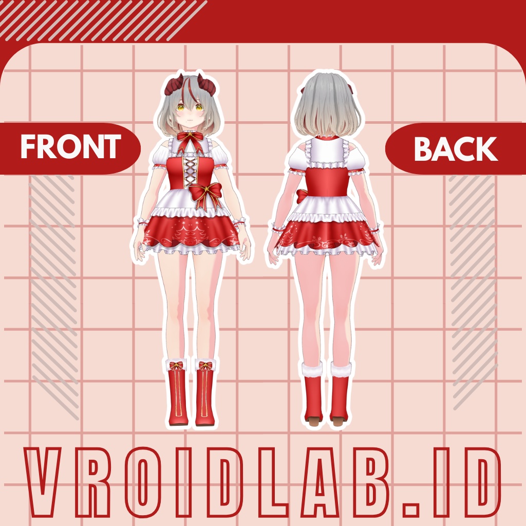 Starlight Noel Idol スターライトノエルアイドル | VRoid Studio Outfit | Anime Style | Virtual Fashion