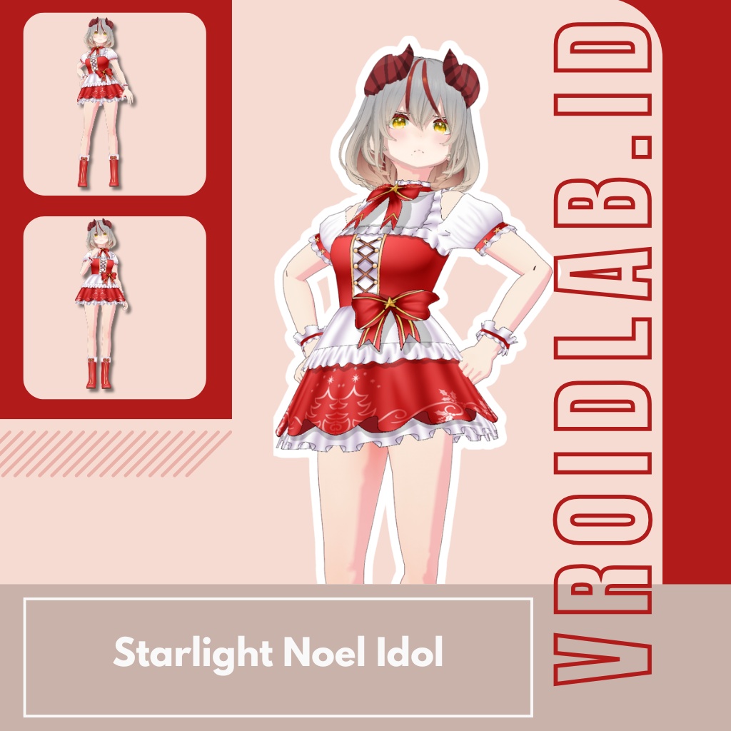 Starlight Noel Idol スターライトノエルアイドル | VRoid Studio Outfit | Anime Style | Virtual Fashion