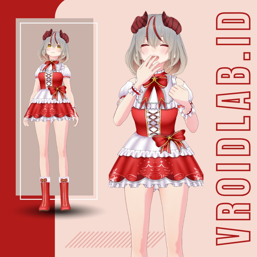 Starlight Noel Idol スターライトノエルアイドル | VRoid Studio Outfit | Anime Style | Virtual Fashion