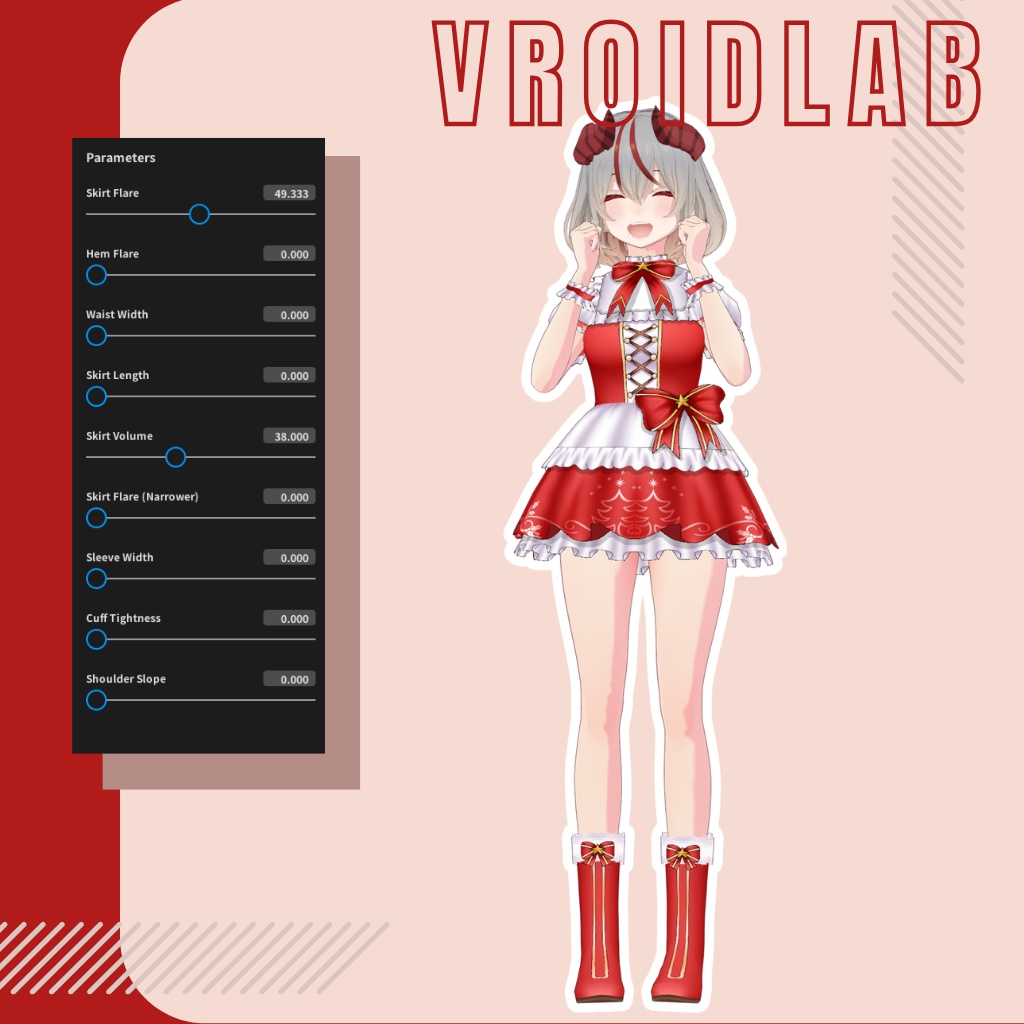 Starlight Noel Idol スターライトノエルアイドル | VRoid Studio Outfit | Anime Style | Virtual Fashion