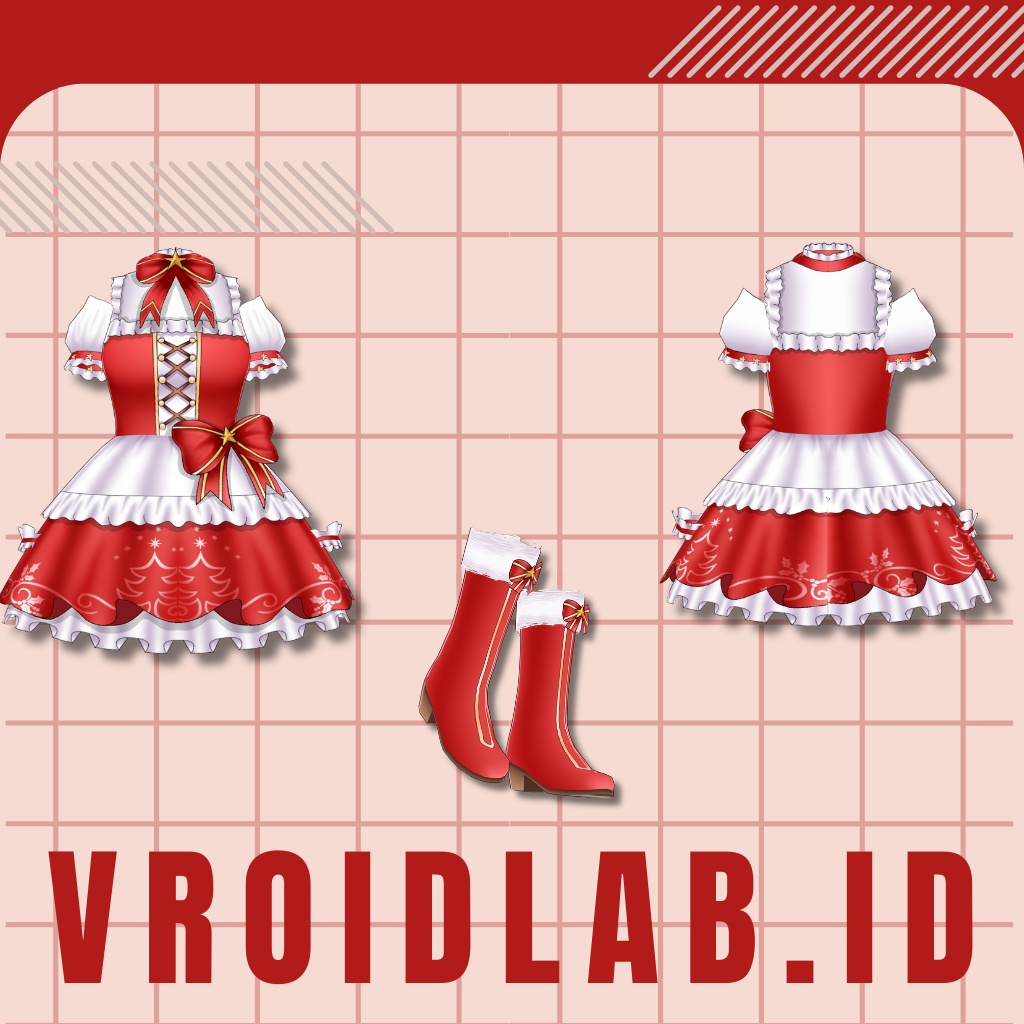 Starlight Noel Idol スターライトノエルアイドル | VRoid Studio Outfit | Anime Style | Virtual Fashion