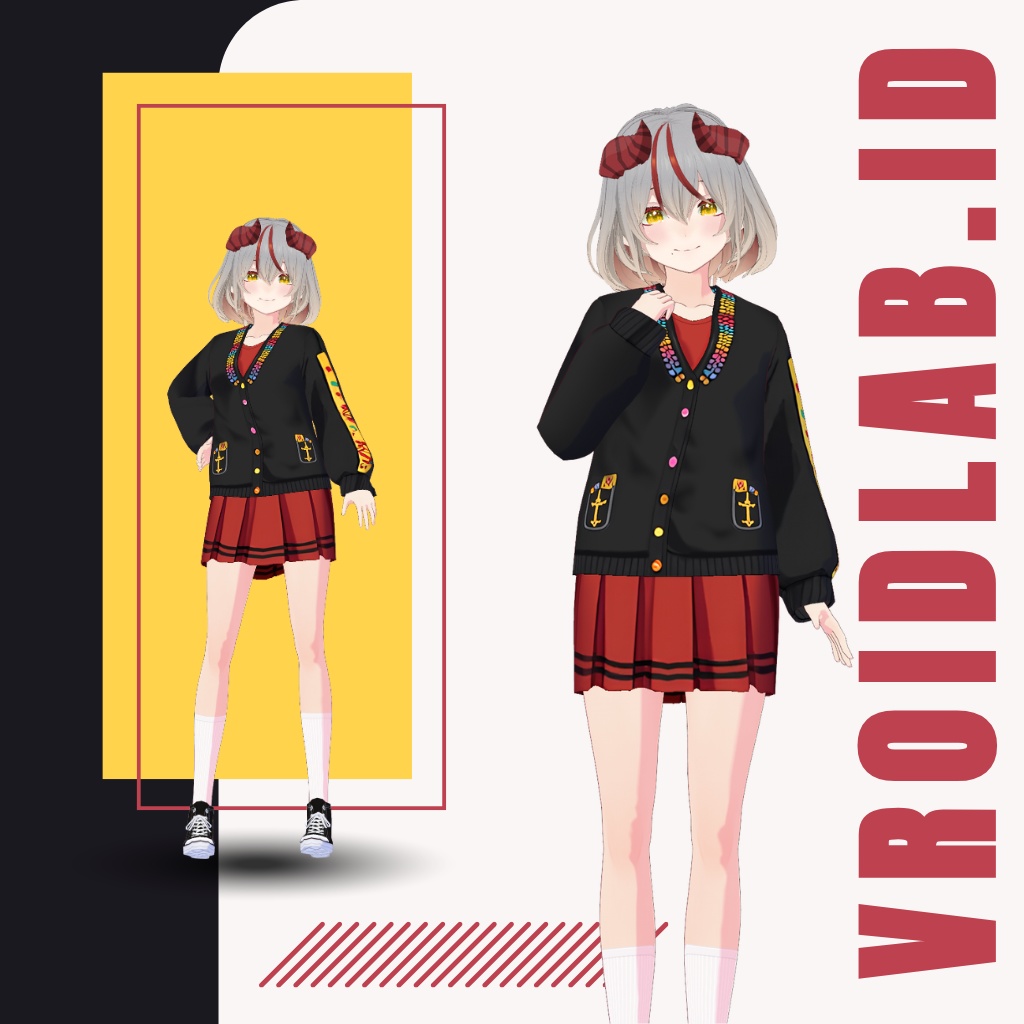 すうぇーたー あにゃ | Sweater Anya | VRoid Studio Outfit | Anime Style | Virtual Fashion