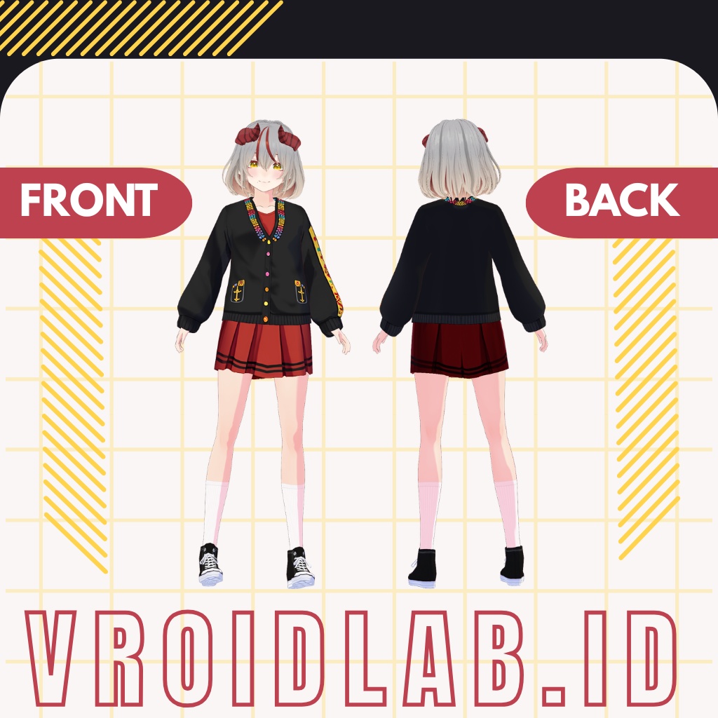 すうぇーたー あにゃ | Sweater Anya | VRoid Studio Outfit | Anime Style | Virtual Fashion