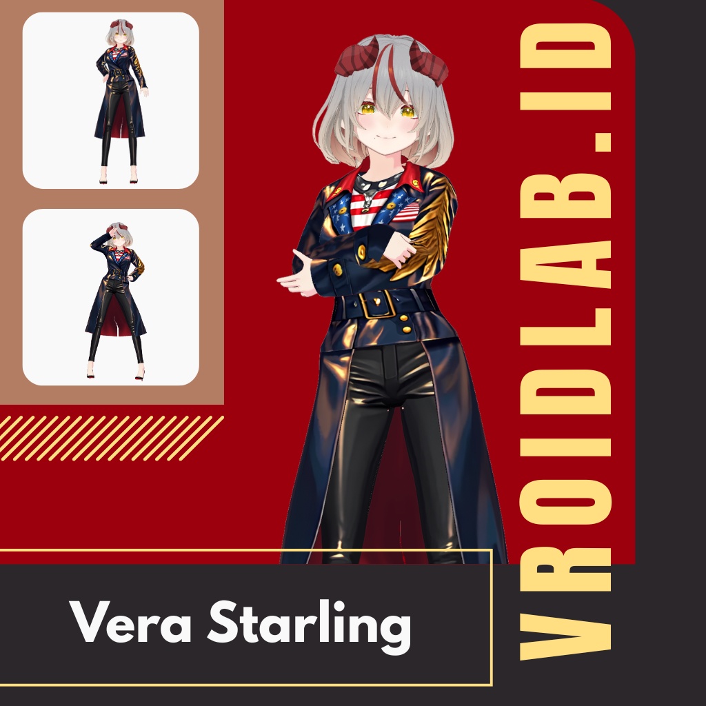 ゔぇら すたーりんぐ | Vera Starling | VRoid Studio Outfit | Anime Style | Virtual Fashion