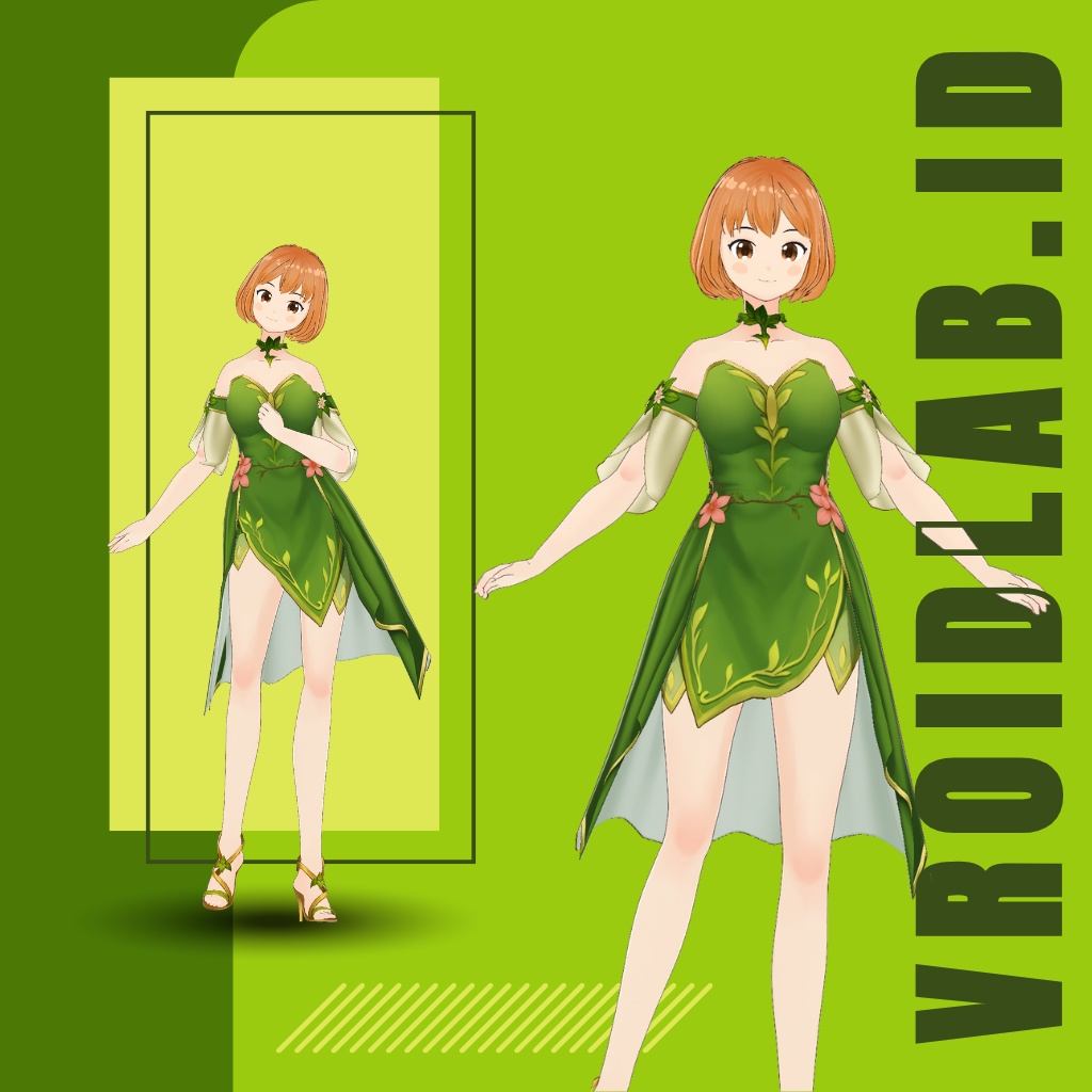 ぶるーむ ふぉれすと | Bloom Forest | VRoid Studio Outfit | Anime Style | Virtual Fashion
