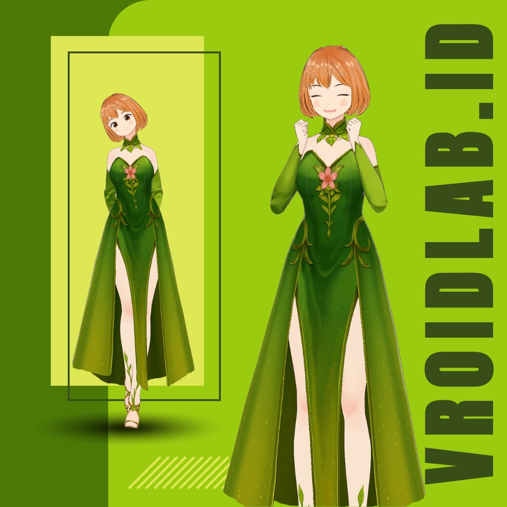 がーでん でゅー | Garden Dew | VRoid Studio Outfit | Anime Style | Virtual Fashion