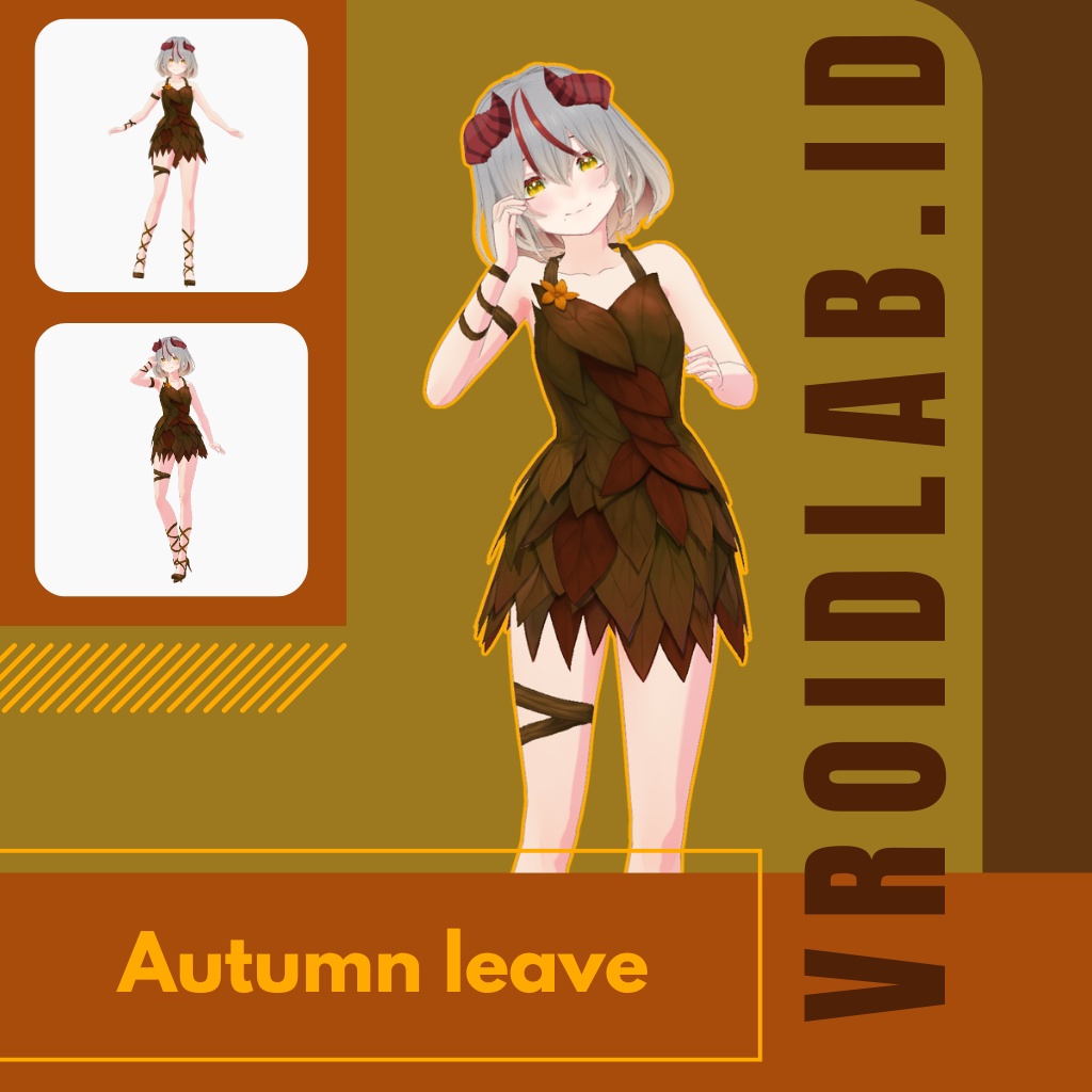 おーたむ りーぶ | Autumn leave | VRoid Studio Outfit | Anime Style | Virtual Fashion