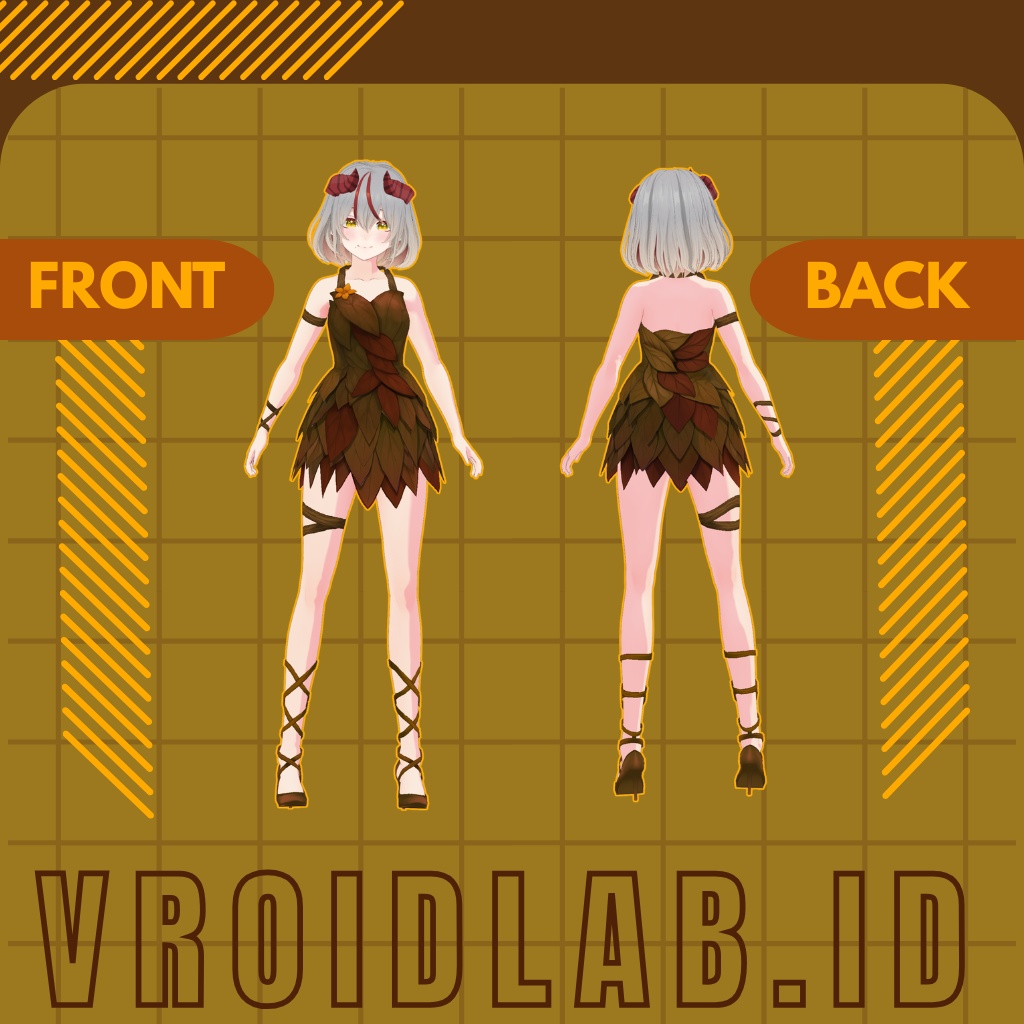 おーたむ りーぶ | Autumn leave | VRoid Studio Outfit | Anime Style | Virtual Fashion