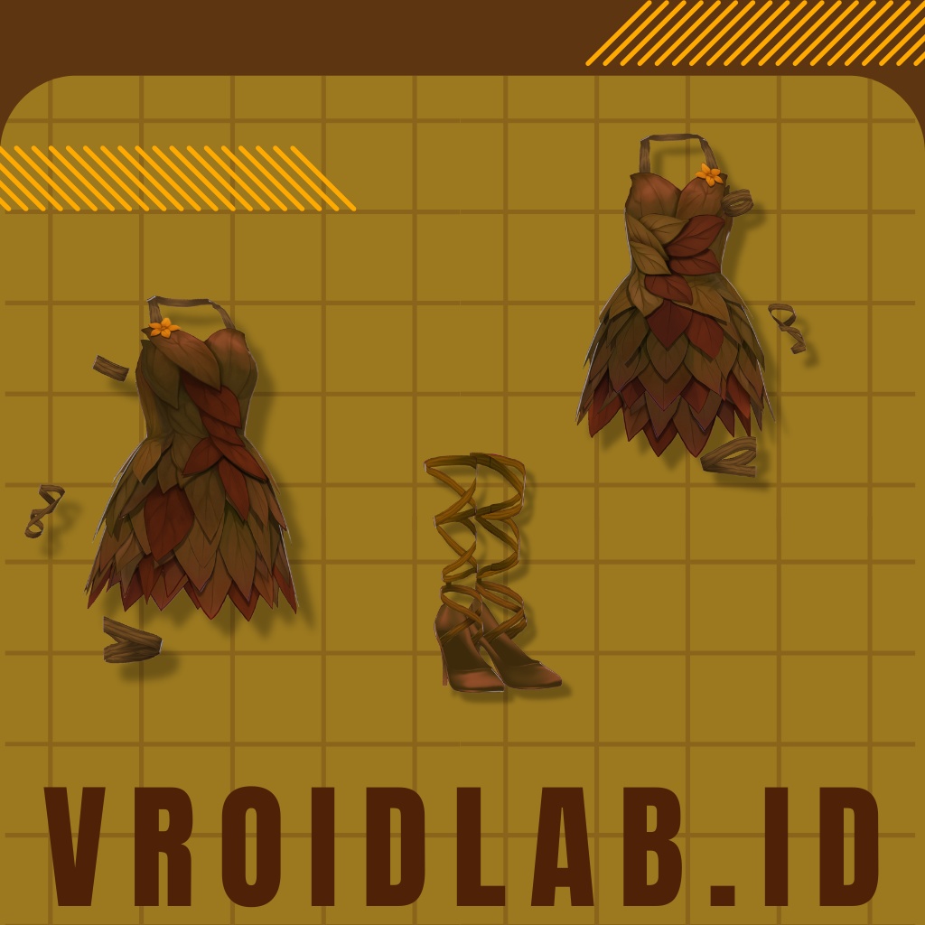 おーたむ りーぶ | Autumn leave | VRoid Studio Outfit | Anime Style | Virtual Fashion