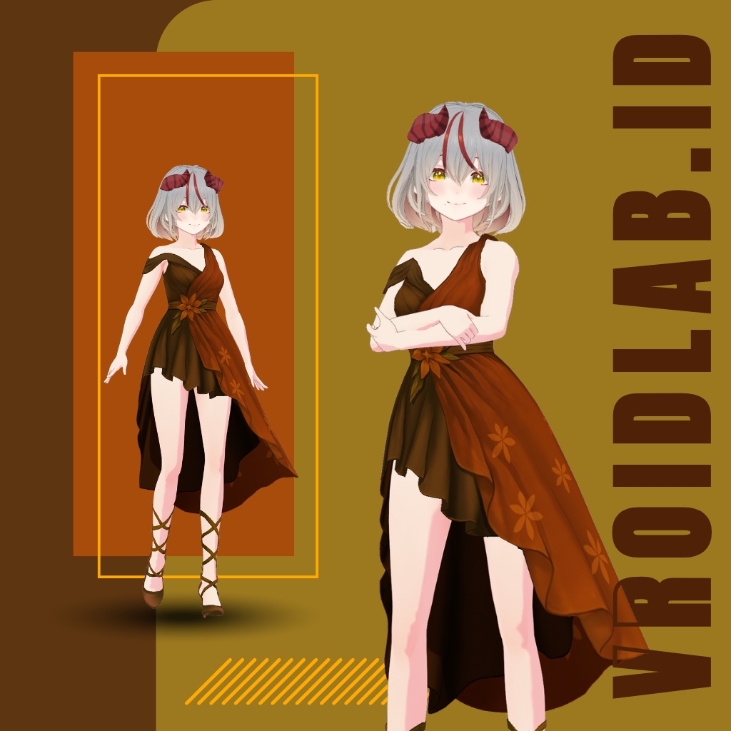 おーたむ そなた | Autumn Sonata | VRoid Studio Outfit | Anime Style | Virtual Fashion