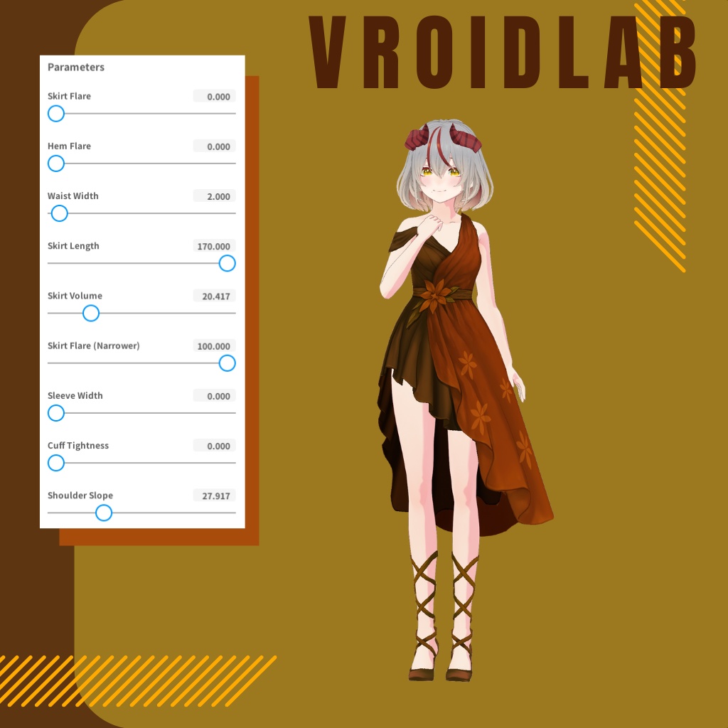 おーたむ そなた | Autumn Sonata | VRoid Studio Outfit | Anime Style | Virtual Fashion