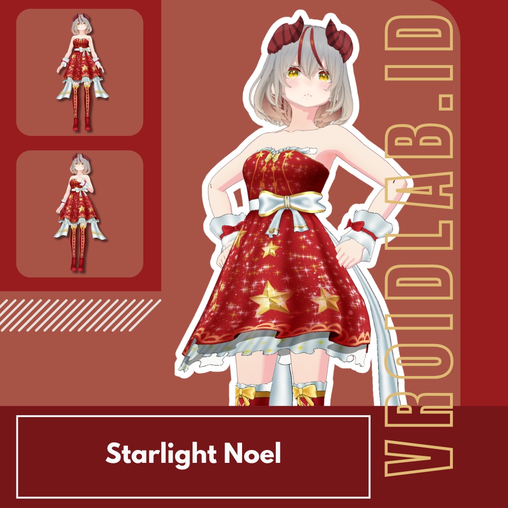 Starlight Noel スターライト・ノエル | VRoid Studio Outfit | Anime Style | Virtual Fashion